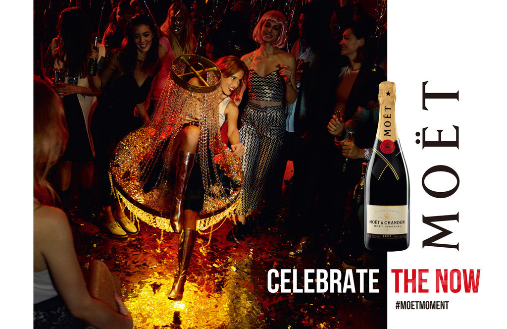 「モエ・エ・シャンドン」グローバル広告キャンペーン、“THE NOW”がスタート