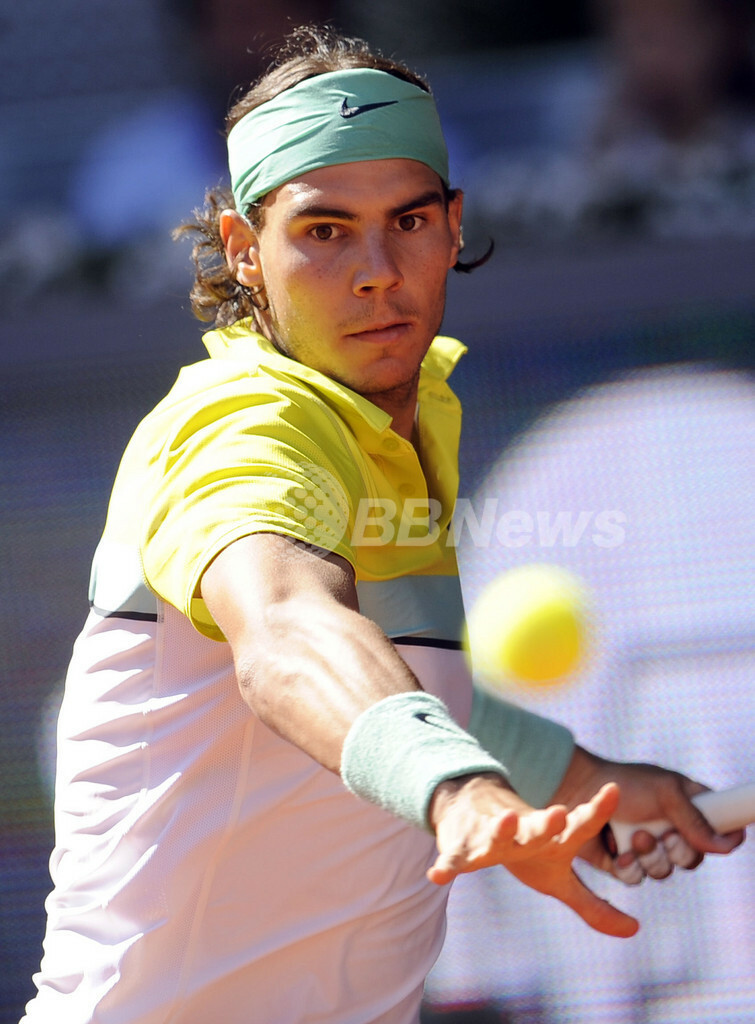 美品！NIKE ナダル 2015マドリード(M) ナイキ テニス フェデラー フェデラー ナダルを下し優勝を飾る、マドリード・オープン 写真30枚