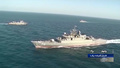 イラン海軍のフリゲート艦ジャマラン。イラン国営テレビIRIBの動画より（2019年12月27日入手、資料写真）。(c)AFP PHOTO / HO / IRIB