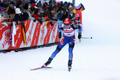 競技に臨むSvetlana Sleptsova。(c)AFP/DDP/CHRISTIAN MANZONI
