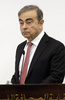レバノン首都ベイルートで記者会見に臨むカルロス・ゴーン被告（2020年1月8日撮影）。(c)JOSEPH EID / AFP