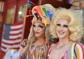 米ニューヨークで、性的少数者の祭典「プライド」パレードに参加した人々（2019年6月30日撮影）。(c)ANGELA WEISS / AFP