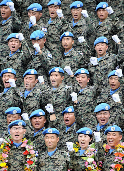 韓国軍兵士360人レバノンへ、国連PKOに参加 写真7枚 国際ニュース
