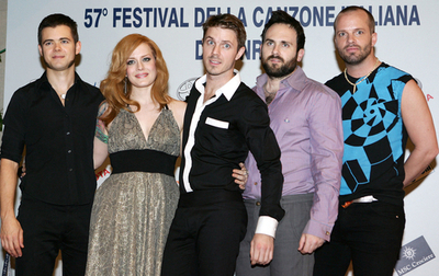 ＜第57回サンレモ音楽祭＞シザー・シスターズ登場 - イタリア