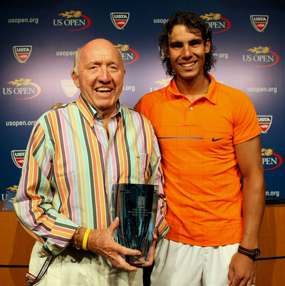 バド・コリンズ氏 テニス界への寄与を称えられる