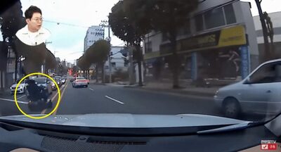 「道路上の時限爆弾」…韓国・左折車の前に飛び出した医療用電動スクーター