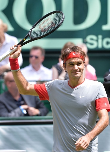 フェデラーが逆転勝利、ゲリー・ウェバー・オープン