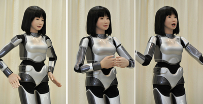 喜怒哀楽もバッチリ？女性型ヒューマノイドロボット、産総研が開発
