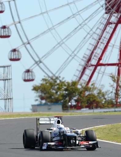 可夢偉、フリー走行2回目で13番手 日本GP