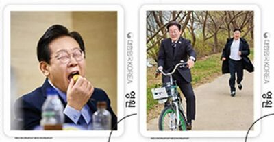 韓国・李在明大統領就任100日記念切手…ネットで「可愛い」「欲しい」