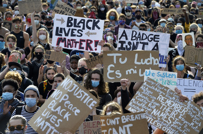 人種差別抗議運動「BLM」、ノーベル平和賞候補に