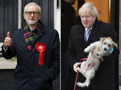 英総選挙で歴史的大敗の労働党、コービン氏「次の選挙は率いない」