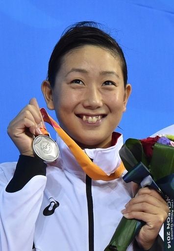 五十嵐が女子200m自由形で銀メダル、アジア大会
