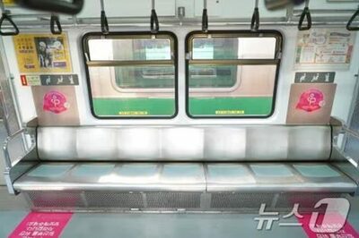 ソウル地下鉄「つるつる過ぎる」ステンレス座席に「シリコン滑り止め」試験導入