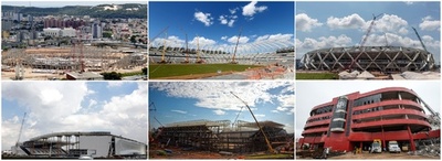 6会場が完成に遅れ、2014年ブラジルW杯