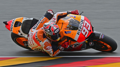 ドイツGPでペドロサとロレンゾが負傷