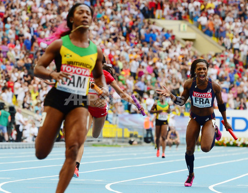 ジャマイカが女子4 100m制覇 第14回世界陸上 写真7枚 ファッション ニュースならmode Press Powered By Afpbb News