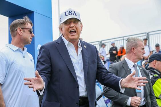 トランプ氏、AI開発の慎重論を「否定的」な考え方と批判
