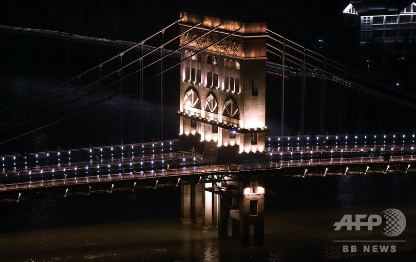 パリ「凱旋門」を思わせる大橋 福建・沙県