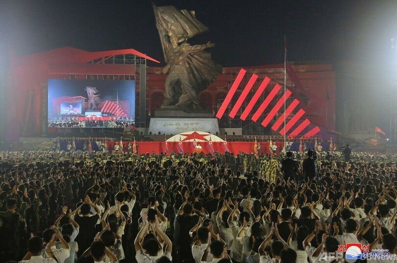 北朝鮮で「戦勝」記念式典 朝鮮戦争休戦協定から69年