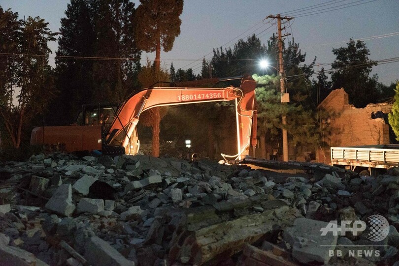 中国政府批判で知られる艾未未氏のスタジオ、取り壊し始まる