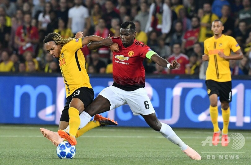 ユナイテッドがCL初戦で勝利、ポグバが2得点でけん引