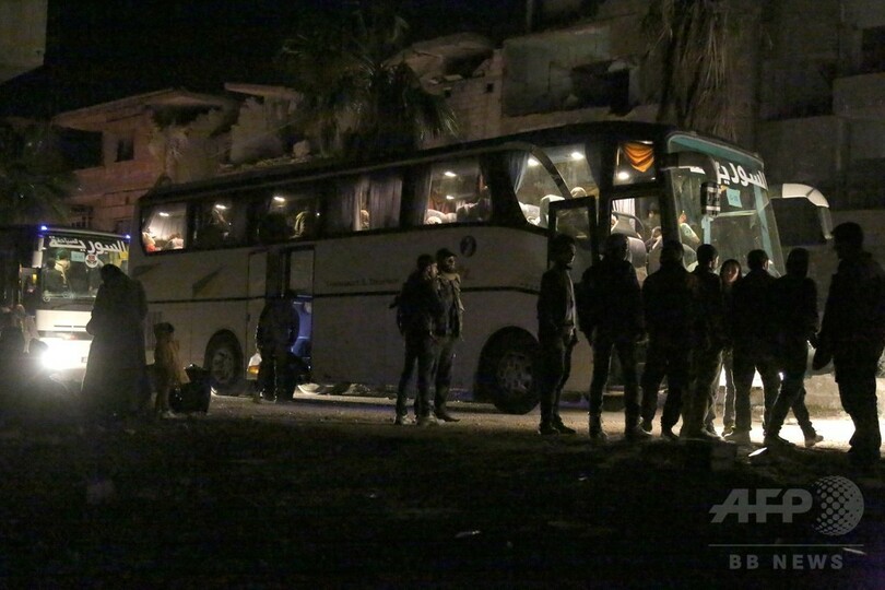 シリアの東グータ、反体制派が最後から2つ目の支配地からも撤退