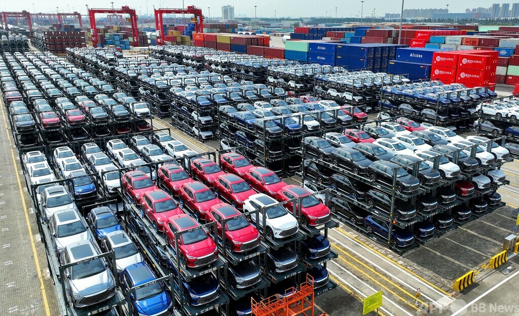 China overtakes Japan as world's biggest vehicle exporter 写真1枚 国際ニュース ...