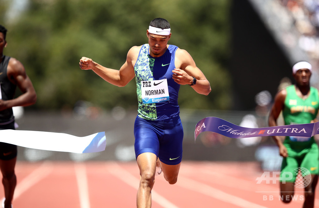 ノーマンが100m9秒86をマーク、今季世界最速 ノーマンが100m9秒86をマーク、今季世界最速