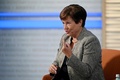 米首都ワシントンのIMF本部でAFPのインタビューに応じるクリスタリナ・ゲオルギエワ専務理事（2024年1月10日撮影）。(c)OLIVIER DOULIERY / AFP