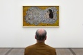 エゴン・シーレの絵画作品。スイス・バーゼルのバイエラー財団での展覧会で（2010年9月24日撮影）。(c)Fabrice COFFRINI / AF