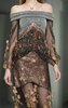 米ニューヨーク市内で発表された「ロダルテ（Rodarte）」14/15年秋冬コレクション（2014年2月11日撮影）。(c)AFP/Don Emmert