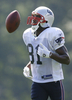 練習に臨むWRランディ・モス（%%Randy Moss%%）。(c)AFP/Getty Images Jim Rogash