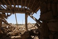 シリア中部ホムス・カルヤタインにある、破壊されたエリアン修道院（2016年4月4日撮影）。(c)AFP/JOSEPH EID