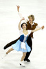 フィギュアスケート全米選手権（2013 Prudential U.S. Figure Skating Championships）、アイスダンス・ショートダンス（SD）。演技に臨むメリル・デイビス（Meryl Davis）/チャーリー・ホワイト（Charlie White）組（2013年1月25日撮影）。(c)AFP/Getty Images/Matthew Stockman