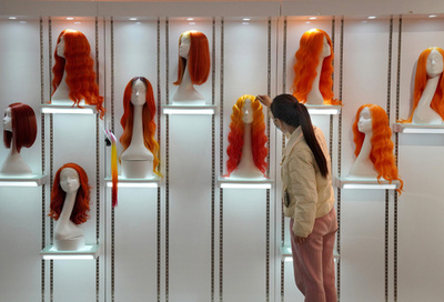 【写真特集】中国製ウィッグ、デザインと高品質で海外でも人気