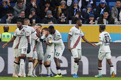 レバークーゼン勝利 今季公式戦の無敗記録を32に伸ばす