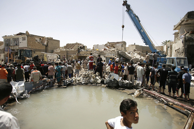 バグダッドでトラック爆弾が爆発、24人死亡、39人負傷