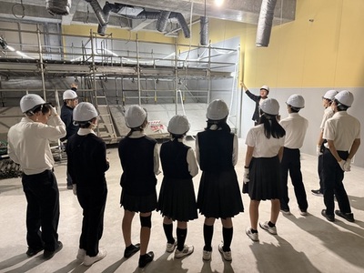 【東京農業大学第一高等学校・中等部】現在建設中の新校舎を題材にキャリア教育を実施！