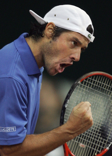 ＜男子テニス 07デビスカップ＞フランス グロージャンの勝利で通算成績を2勝2敗とする - ロシア