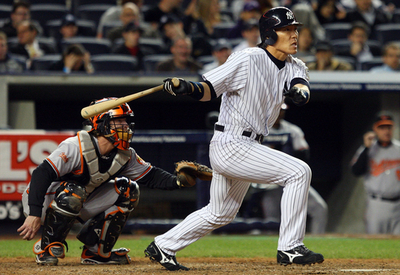 松井秀 無安打に終わる、ヤンキースはオリオールズに大勝