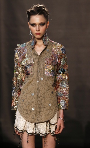 ビジューや毛皮を大胆にあしらった「フレッド サタル」14/15年秋冬オートクチュール