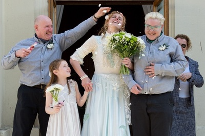 【写真特集】英国で同性婚解禁、幸せカップルが続々挙式