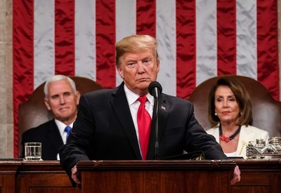 中国による米国の職と富の「盗み」に終止符、トランプ氏一般教書演説