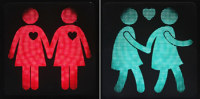 同性カップルの信号、好評受け常設へ ウィーン