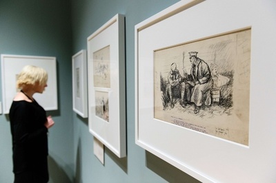 E・H・シェパード氏の戦争画、英国で初公開 「くまのプーさん」挿絵画家