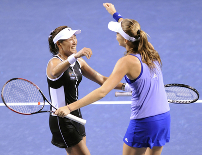 杉山／ハンチュコワ組、ドゥルコ／ペトロワ組破り決勝進出 東レ・パンパシフィック・オープン