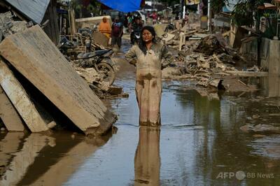 インドネシア、豪雨災害で死者900人超 食料不足の懸念も