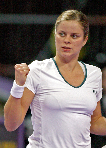 ＜女子テニス プロクシムス・ダイヤモンド・ゲーム2007＞クライシュテルス イワノビッチを降し準決勝へ - ベルギー