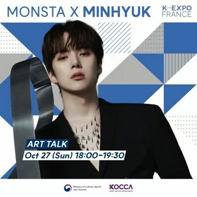 MONSTA Xのミンヒョク、パリ「2024 K-エキスポ」に参加…アートとトークイベント